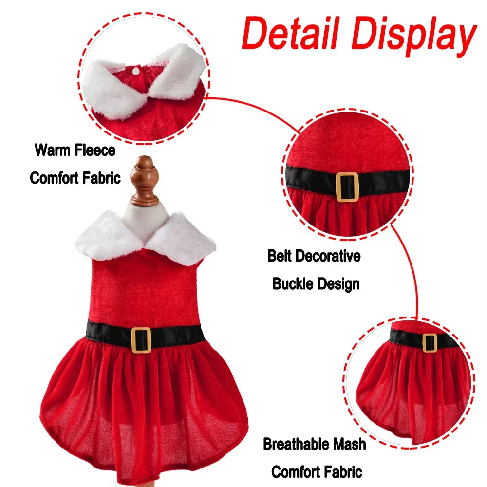 Santa Outfit for Dogs and Cats