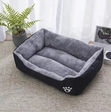 Square Dog Bed with Raised Sides - 6 / 76x56 cm