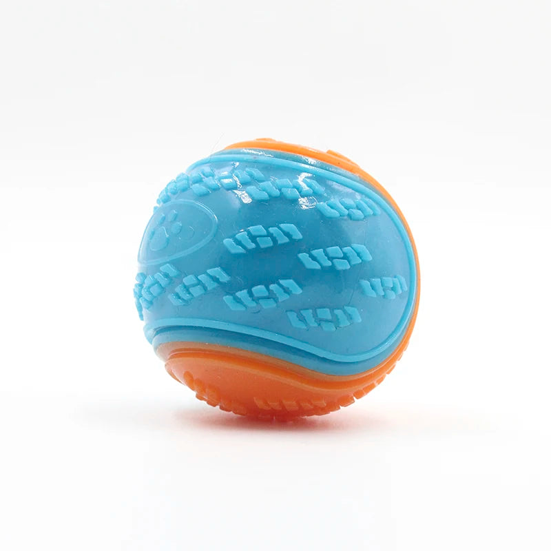 Squeaky TPR Dog Ball - Blue