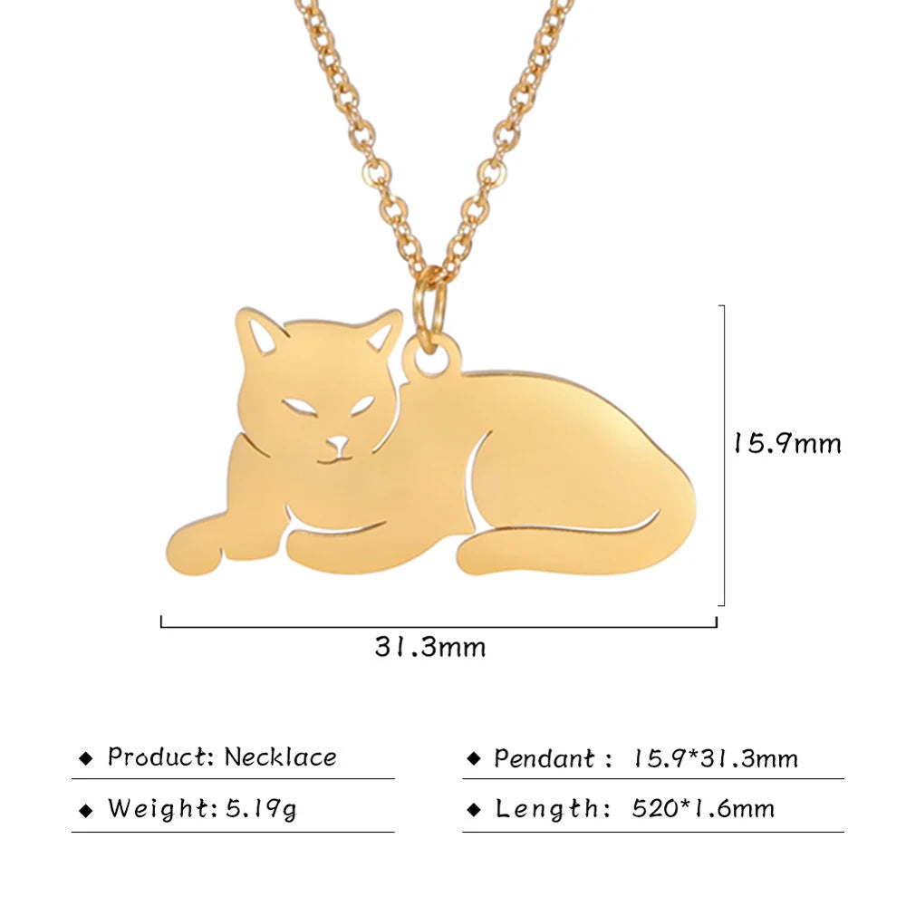 Little Kitten Pendant Necklace