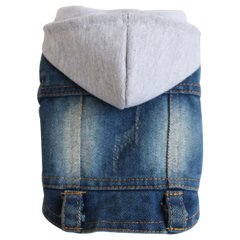 Denim Jacket for Small Dogs - Blue grey / XS (1 to 1.5 kg)