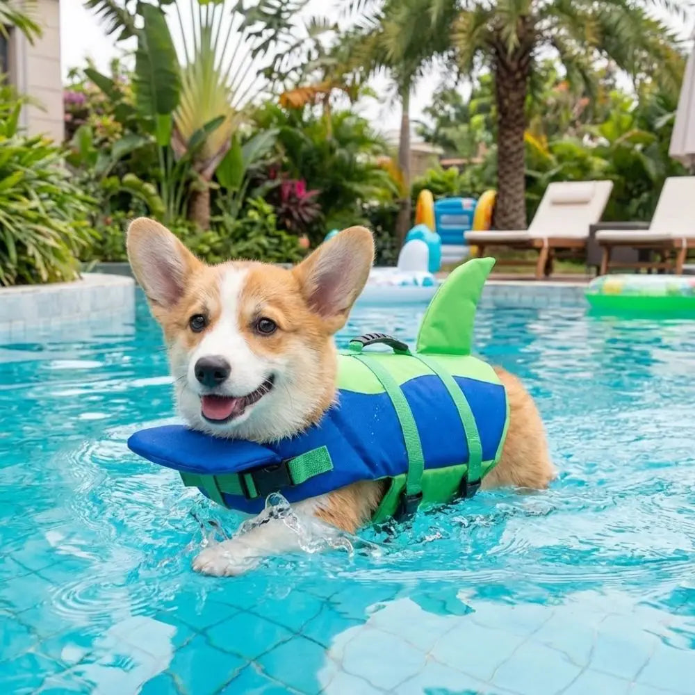 Shark Fin Dog Life Jacket