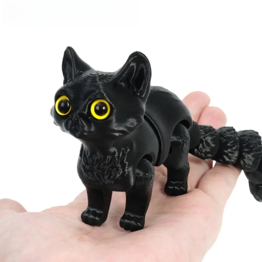 Wiggly Tail Cat Ornament