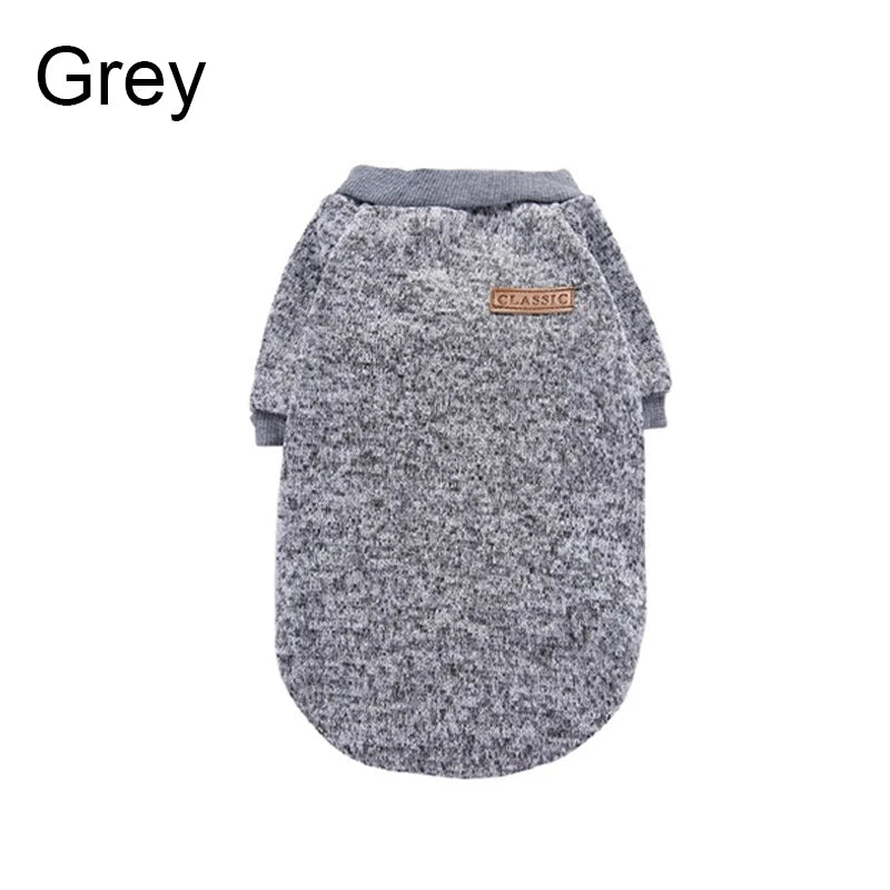 Casual Sweatshirt for Small Dogs - Grey / S