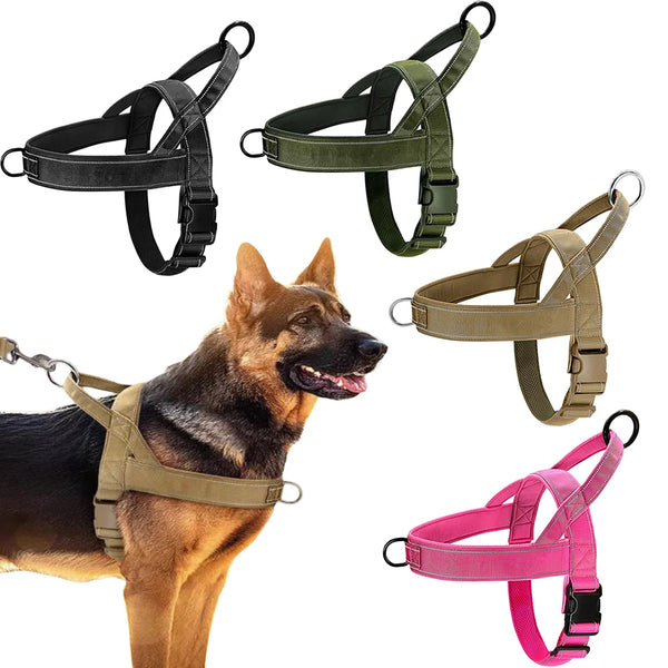 Tactical Dog Harness with Handle, Large Dogs