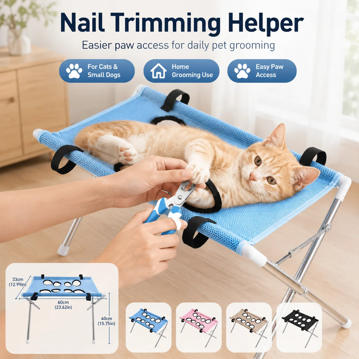 Pet Grooming Hammock for Nail Trims