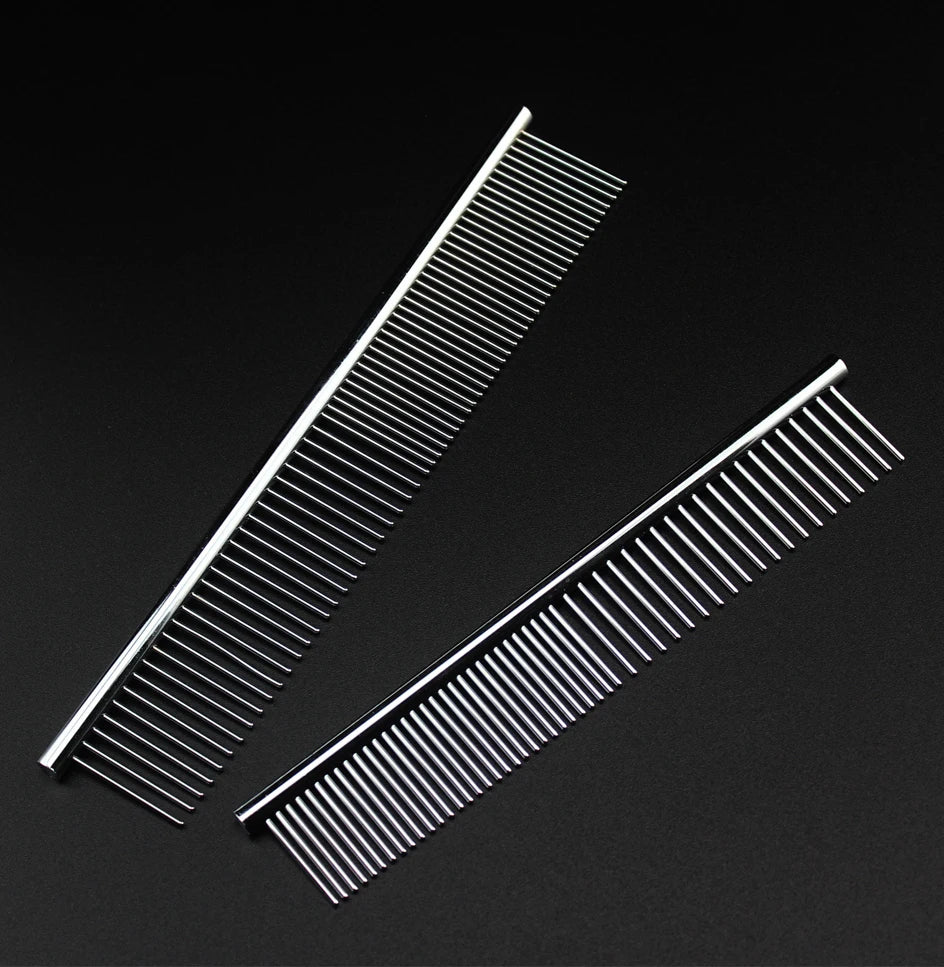 Stainless Steel Grooming Comb for Dogs and Cats