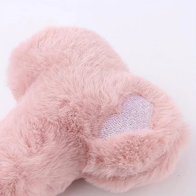 Fuzzy Plush Bone Dog Toy