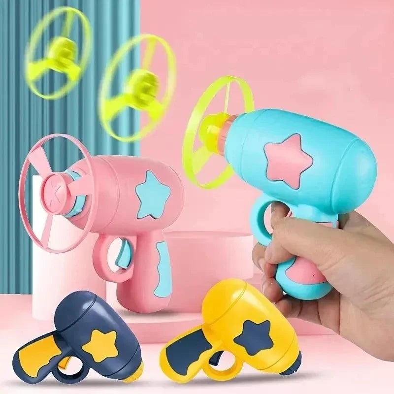 Flying Propeller Launcher Cat Toy