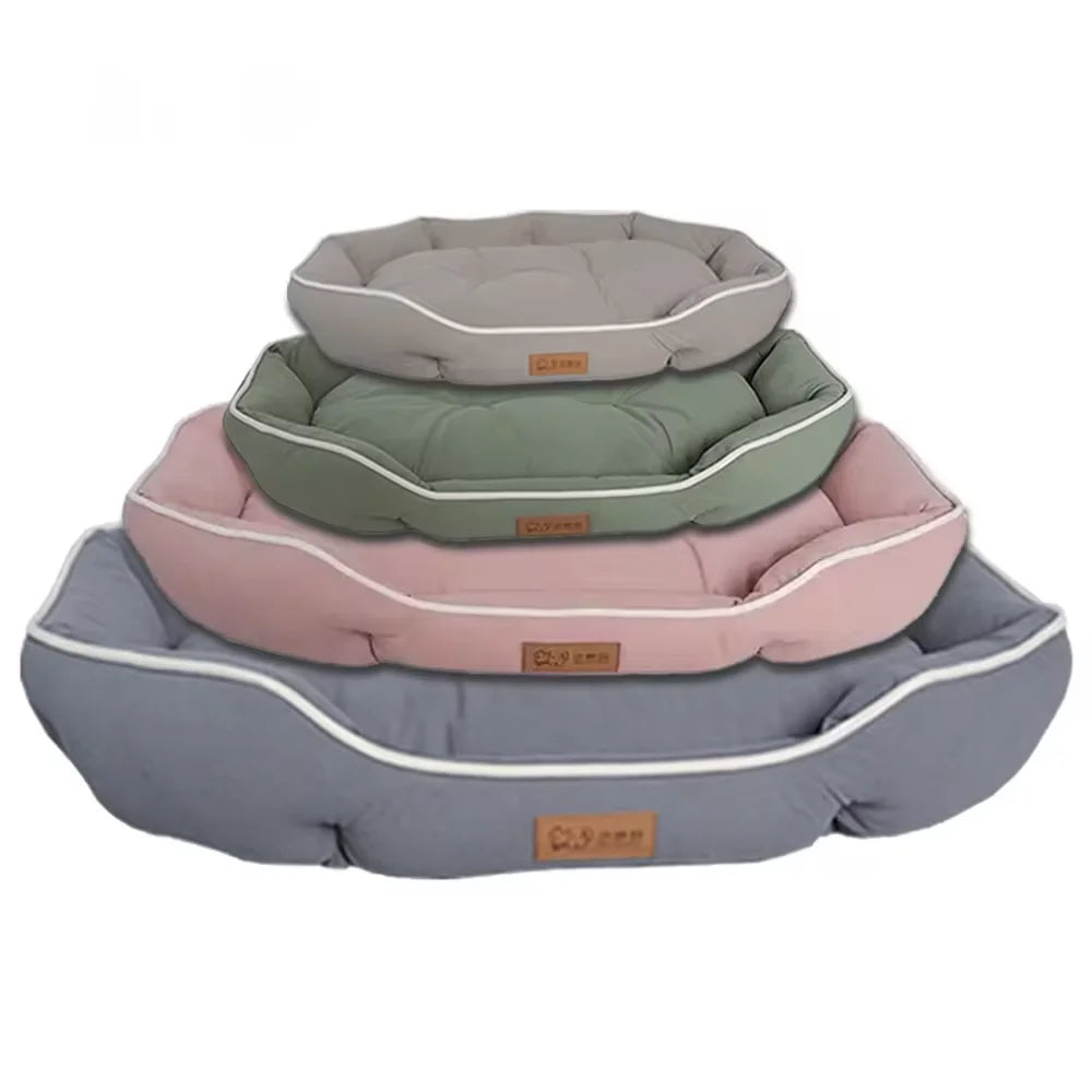 Sofa-Style Dog Bed with Raised Sides