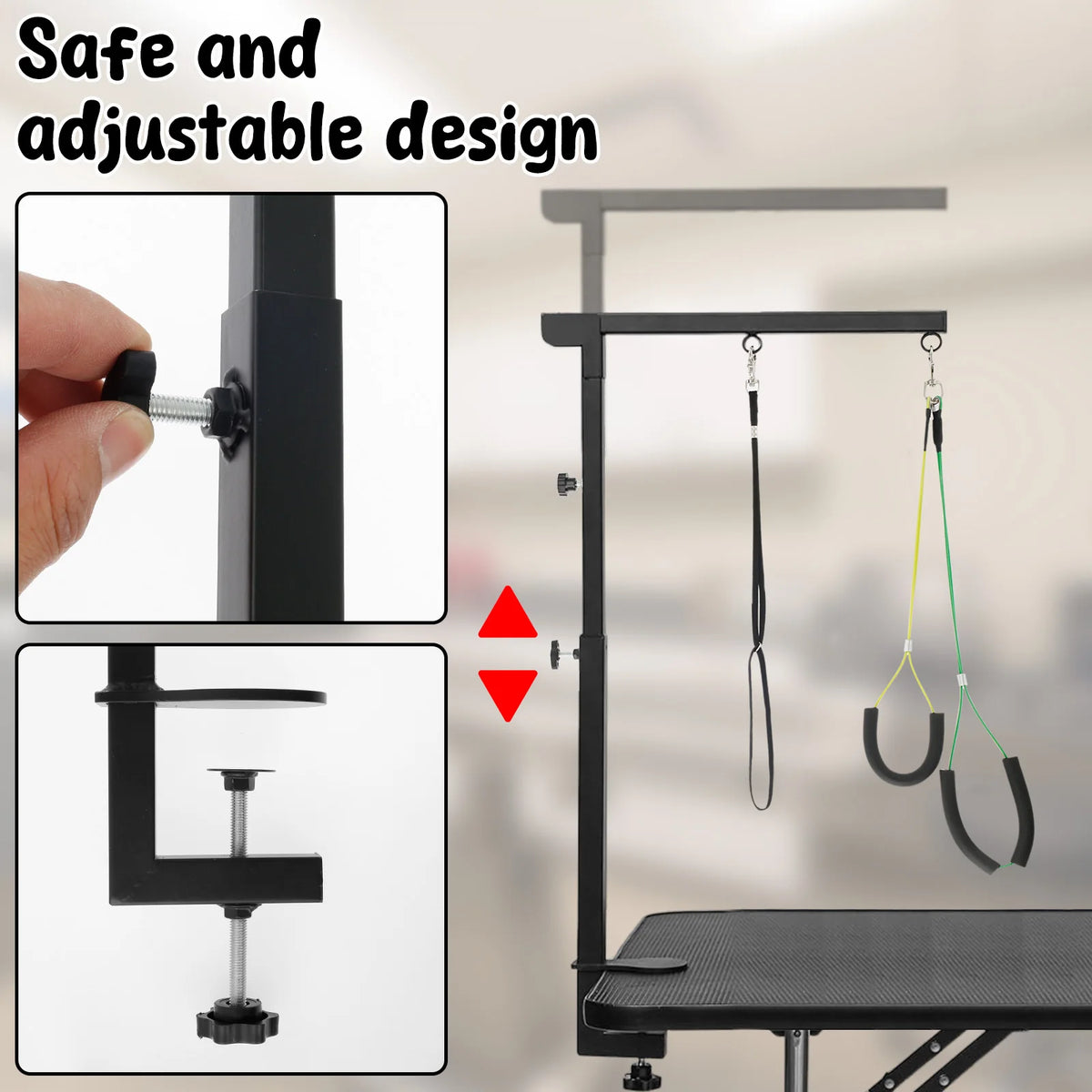 Grooming Table Arm with Clamp