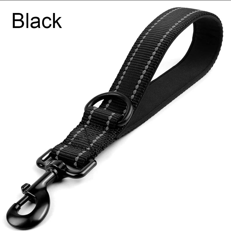 Short Traffic Lead for Dogs - Black / S