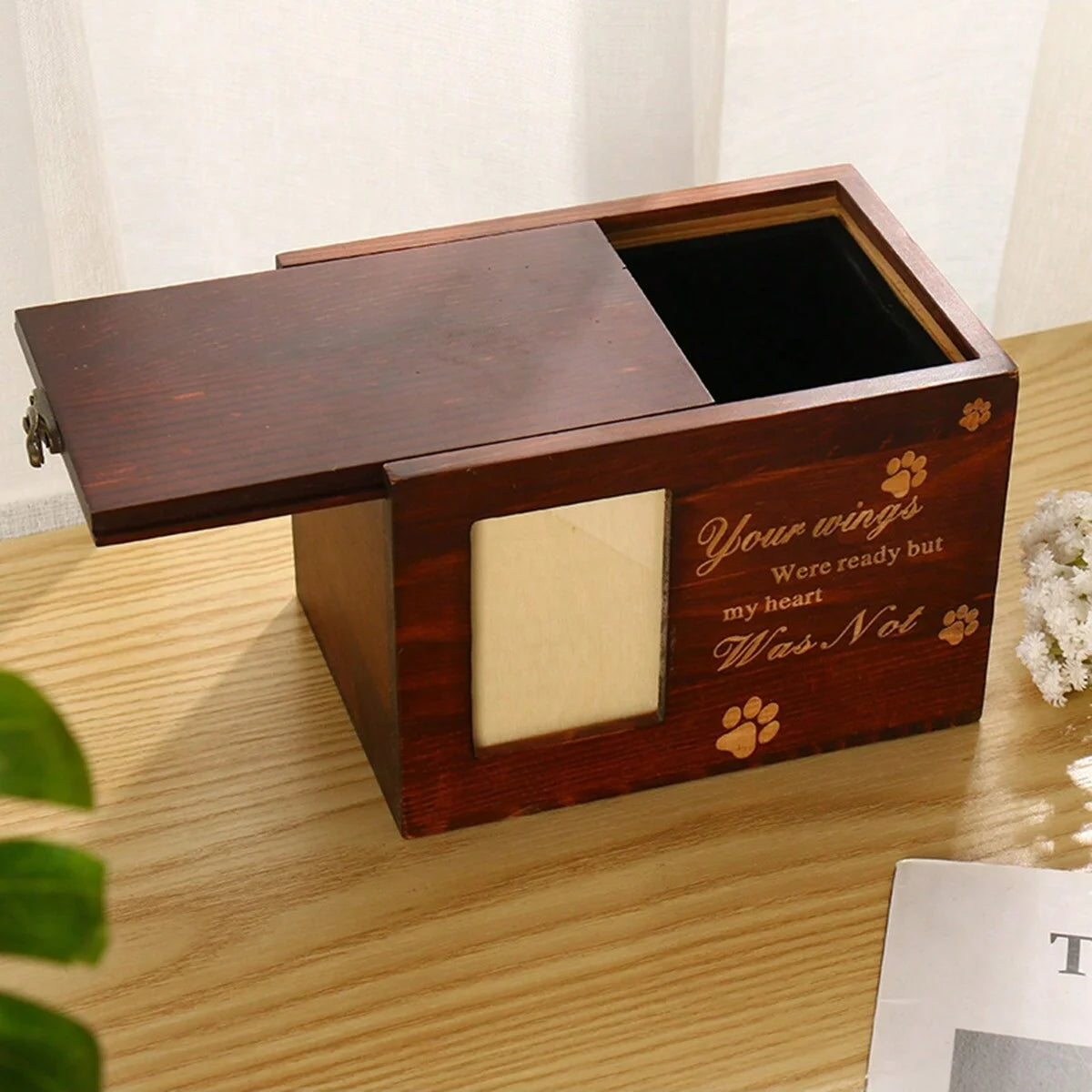 Solid Wood Pet Urn