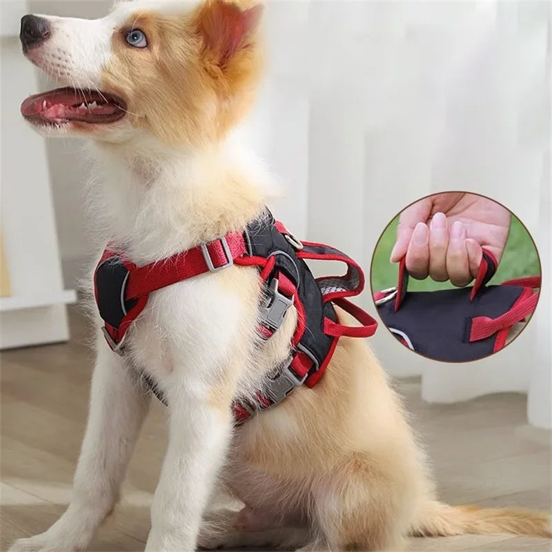 Reflective Vest Harness for Medium and Large Dogs
