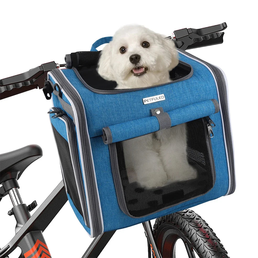 Expandable Pet Bike Basket and Backpack