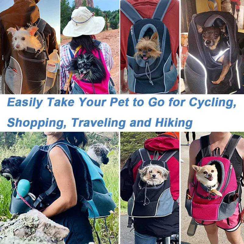 Front Pack Dog Carrier Backpack