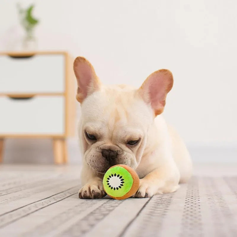 Avocado and Kiwi Squeaky Plush Toy
