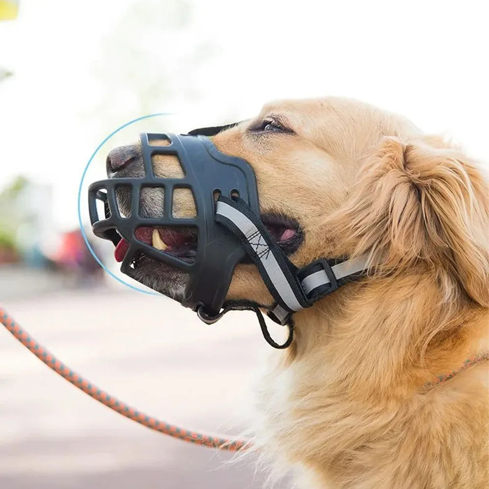 Breathable Basket Muzzle for Dogs