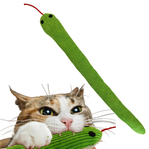 Crinkle Snake Cat Kick Toy