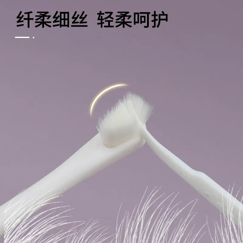 Small Round-Head Toothbrush for Pets