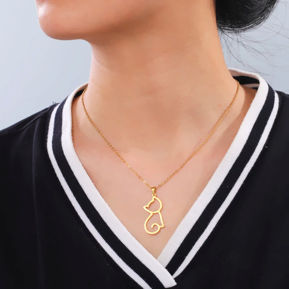 Little Kitten Pendant Necklace