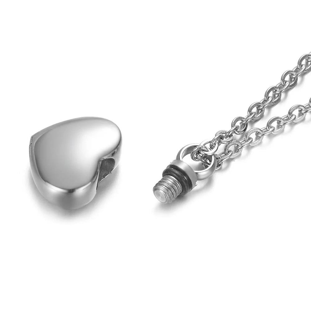 Heart Keepsake Urn Necklace