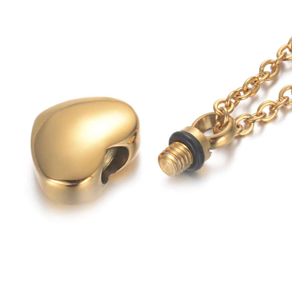 Heart Keepsake Urn Necklace