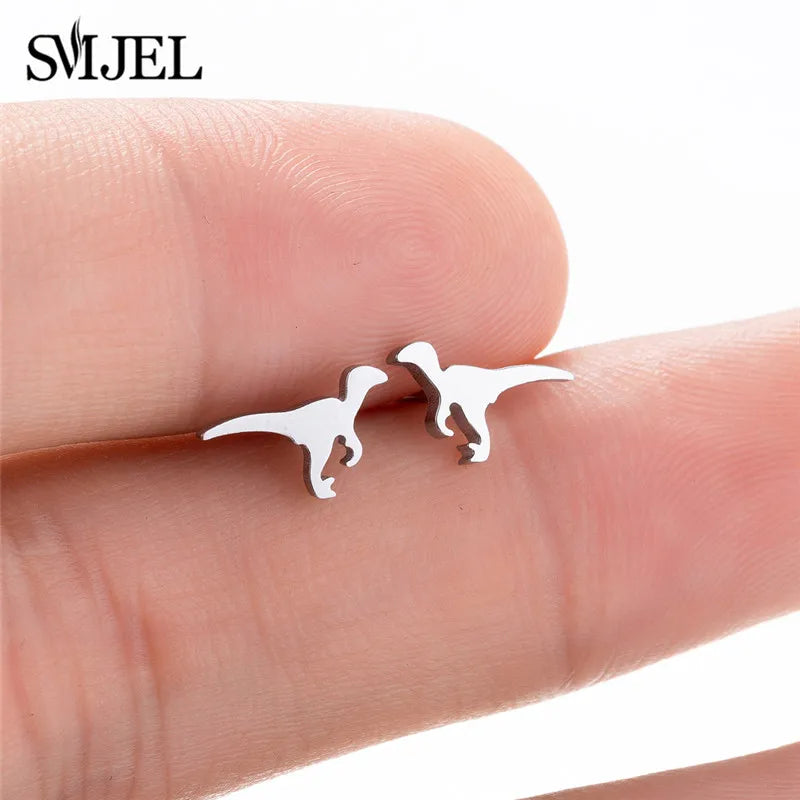 Paw Print Stud Earrings