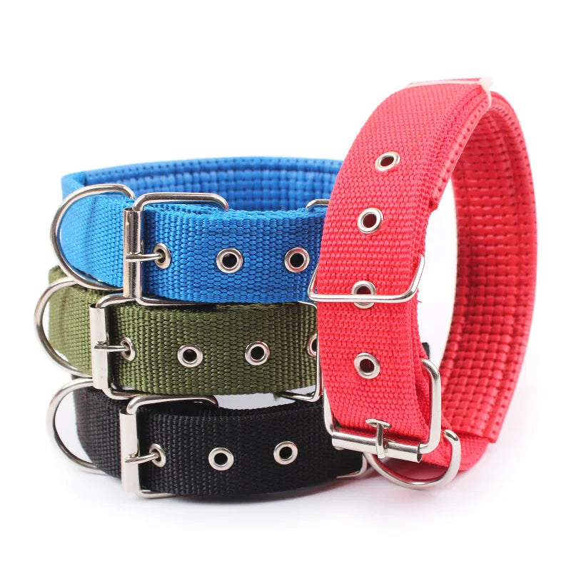 Wide Nylon Dog Collar, Small to Large Dogs