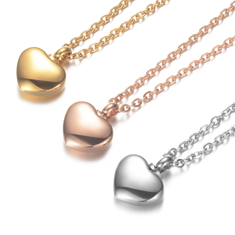 Heart Keepsake Urn Necklace