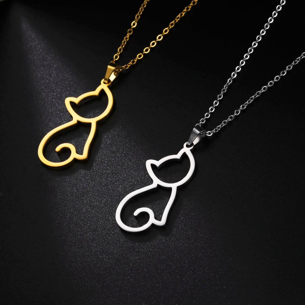 Little Kitten Pendant Necklace