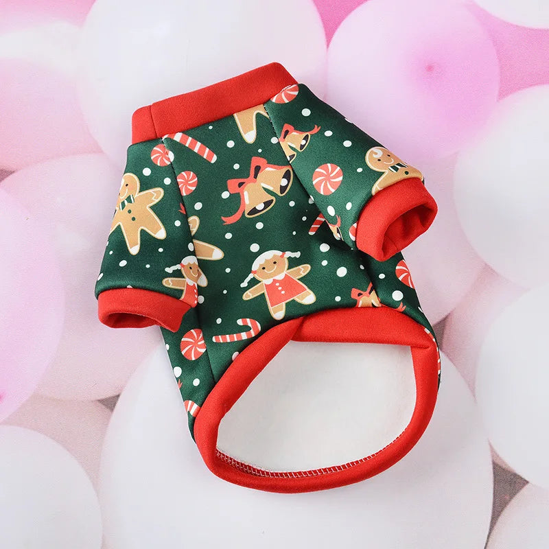 Printed Fleece Top for Sphynx Cats