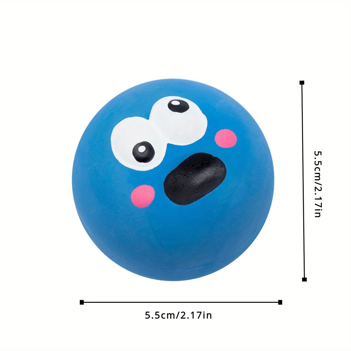 Squeaky Latex Eyeball Ball for Dogs