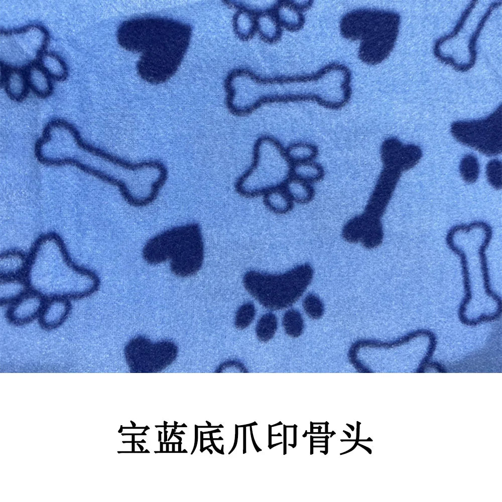 Soft Fleece Pet Blanket - Bone 2 / 60 x 70 cm