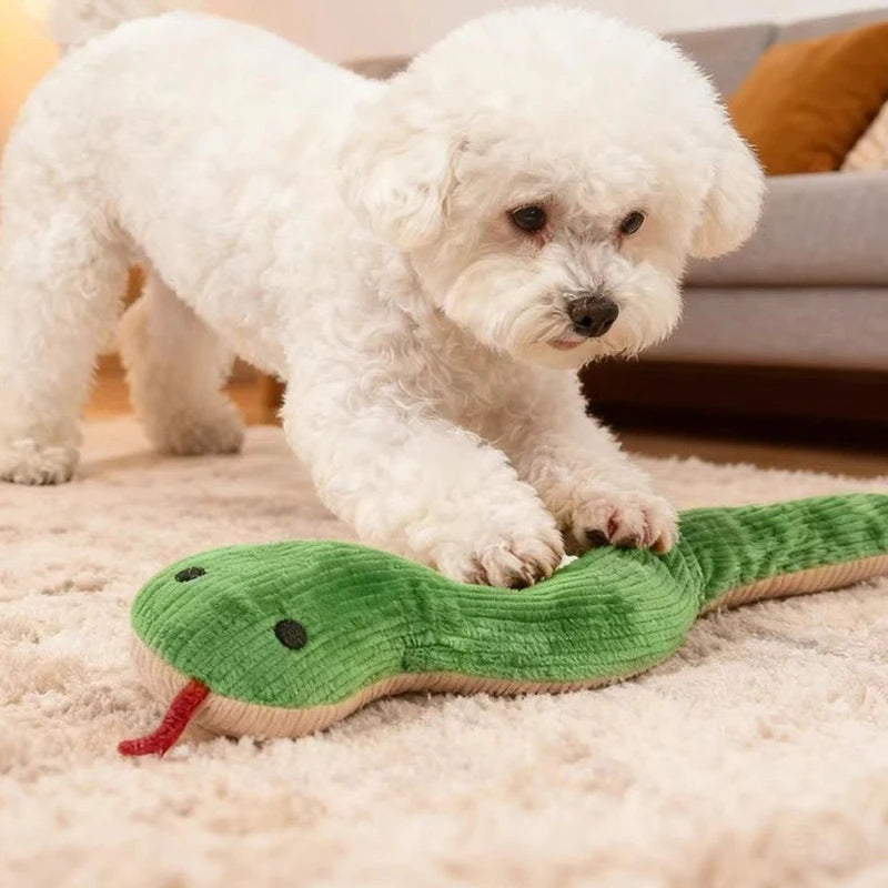Crinkle Snake Kick Toy for Cats and Dogs
