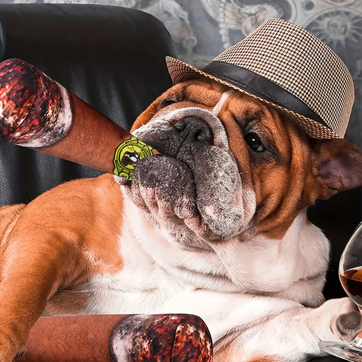 Plush Cigar Chew Toy