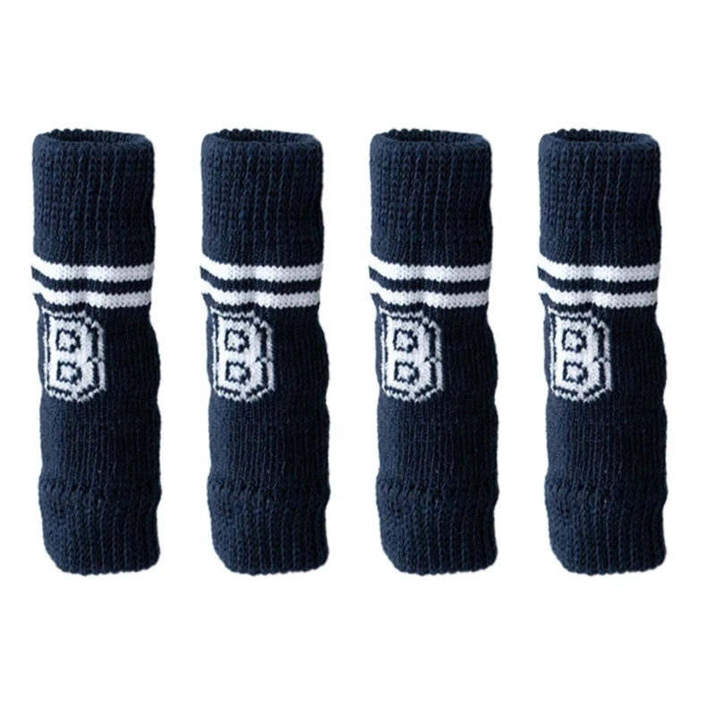 Knitted Leg Warmers for Small Dogs - Navy / S
