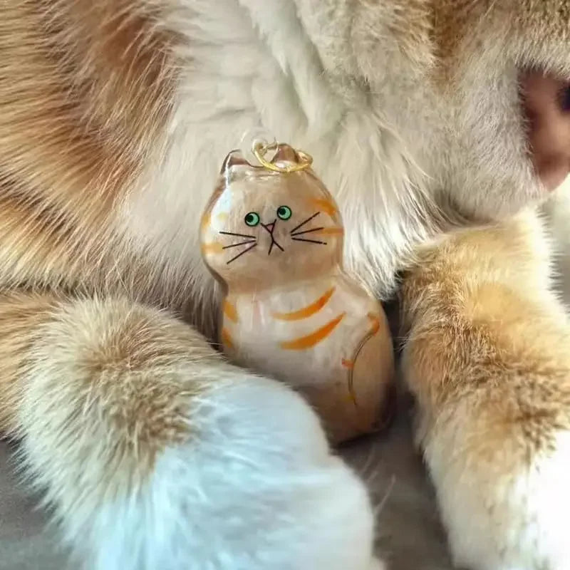 Resin Cat Fur Keepsake Charm