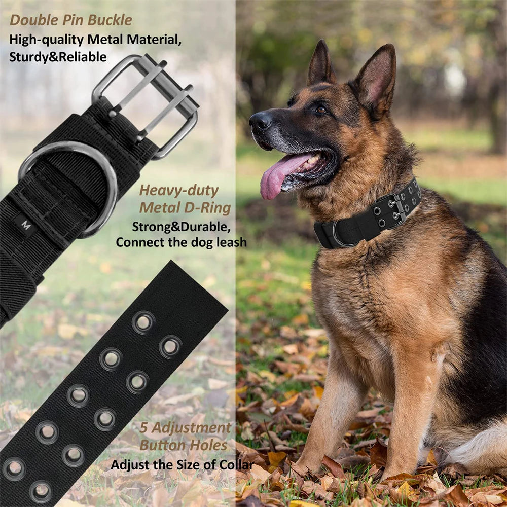 Tactical Military-Style Dog Collar