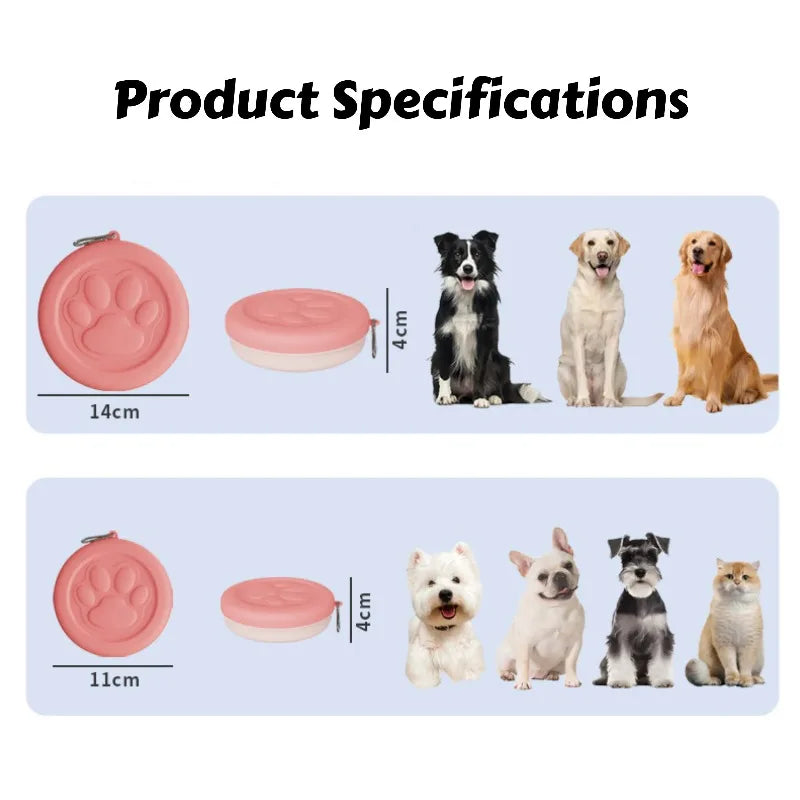 Portable Pet Food Bowl and Snack Box