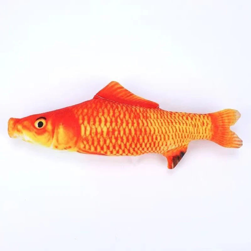 Plush Fish Kicker Cat Toy - Carp