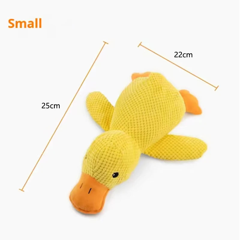 Squeaky Plush Duck Dog Toy - Small Duck