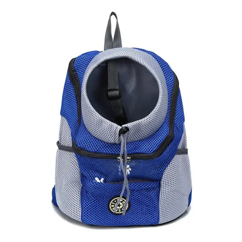 Front Pack Dog Carrier Backpack - Blue / M
