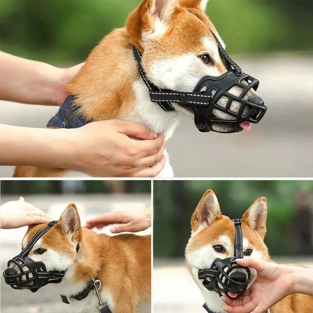 Breathable Basket Muzzle for Dogs