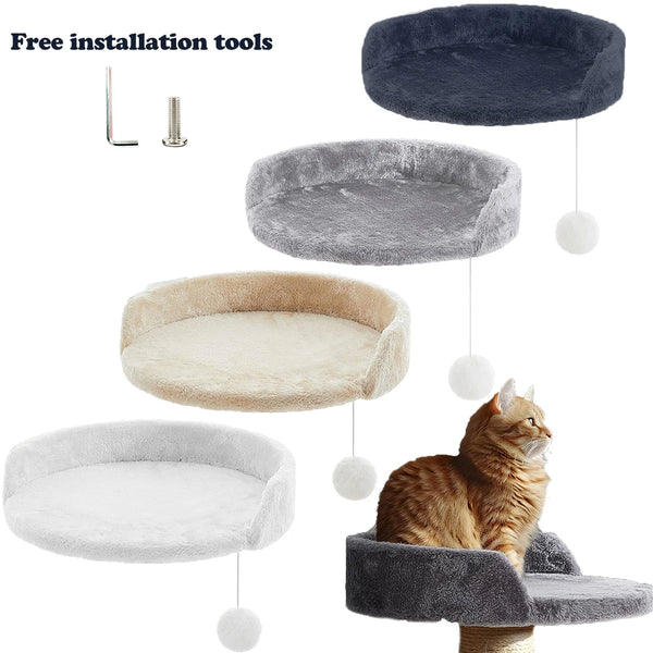 Plush Cat Tree Replacement Platform