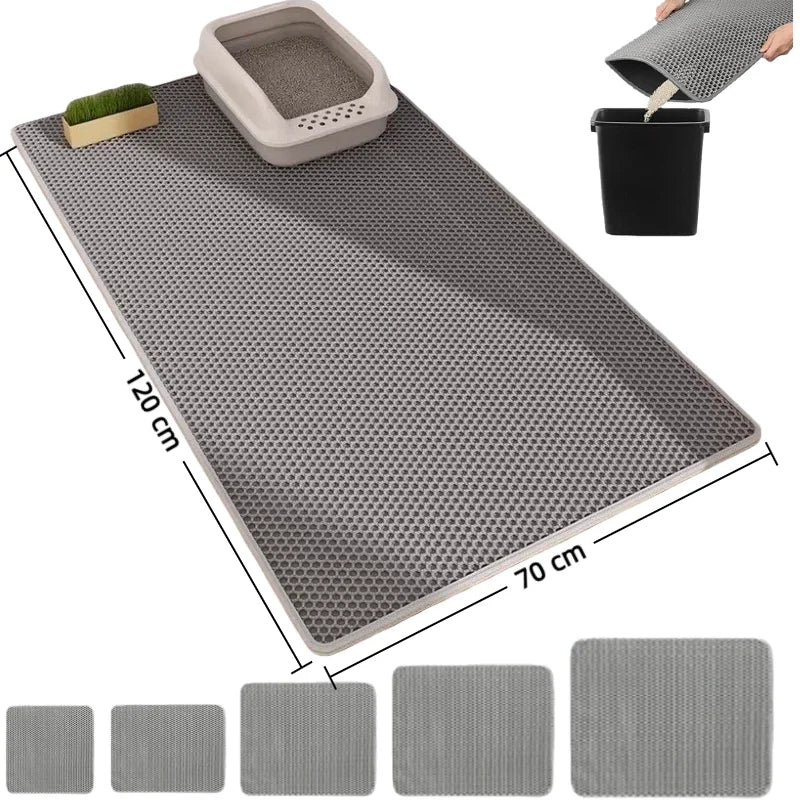 Large Double-Layer Cat Litter Mat
