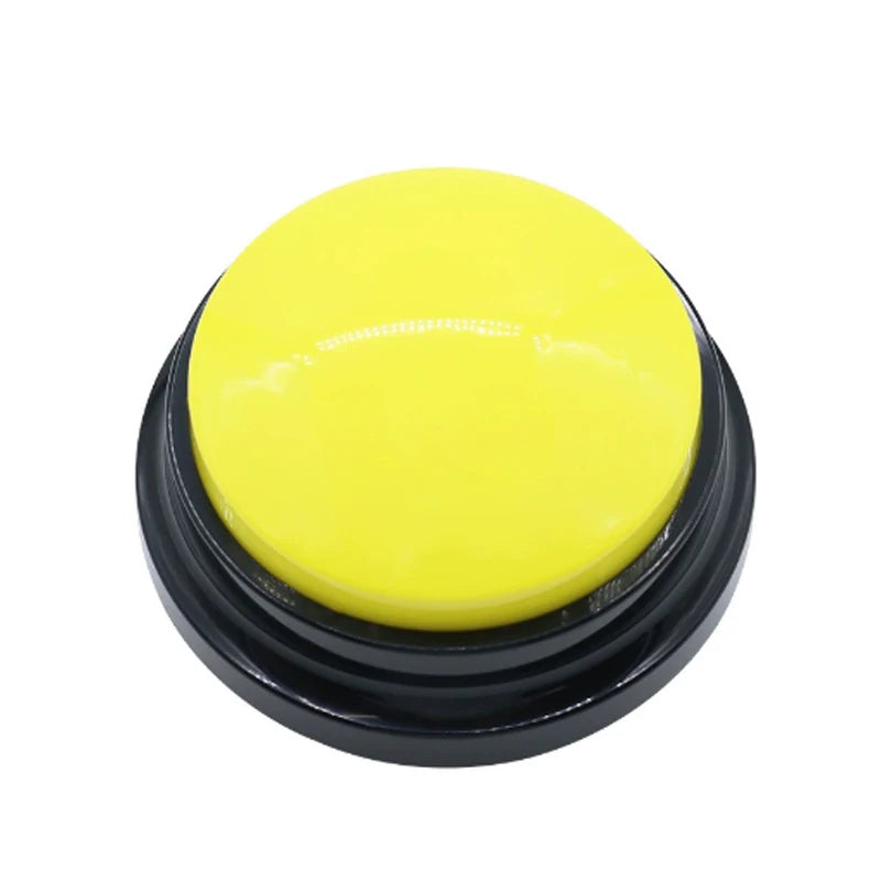 Recordable Talking Button for Dogs - Yellow