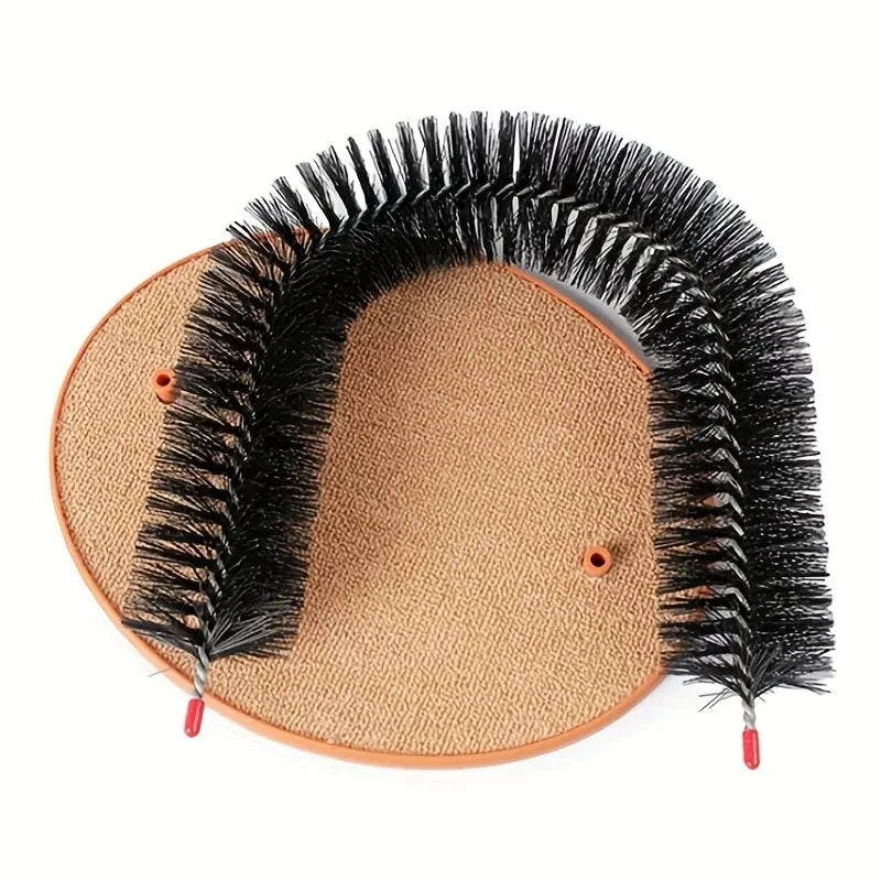 Cat Self-Grooming Arch with Scratch Pad