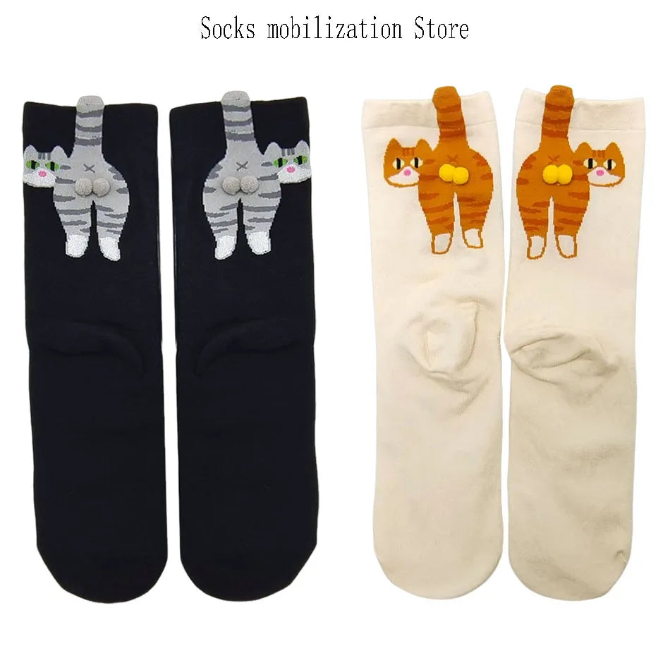 Cat Lady Cotton Socks