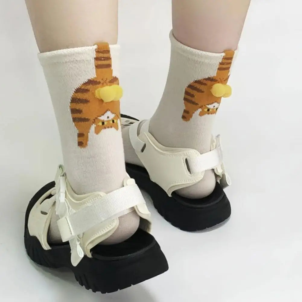 Peeking Cat Socks